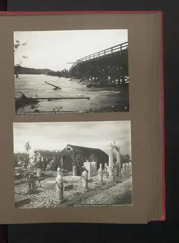 Fotoalbum mit 117 Fotografien, Isonzoschlacht 1917, 16. Korpskommando, Gorizia /Görz, K.u.K., Karl I. v. Österreich