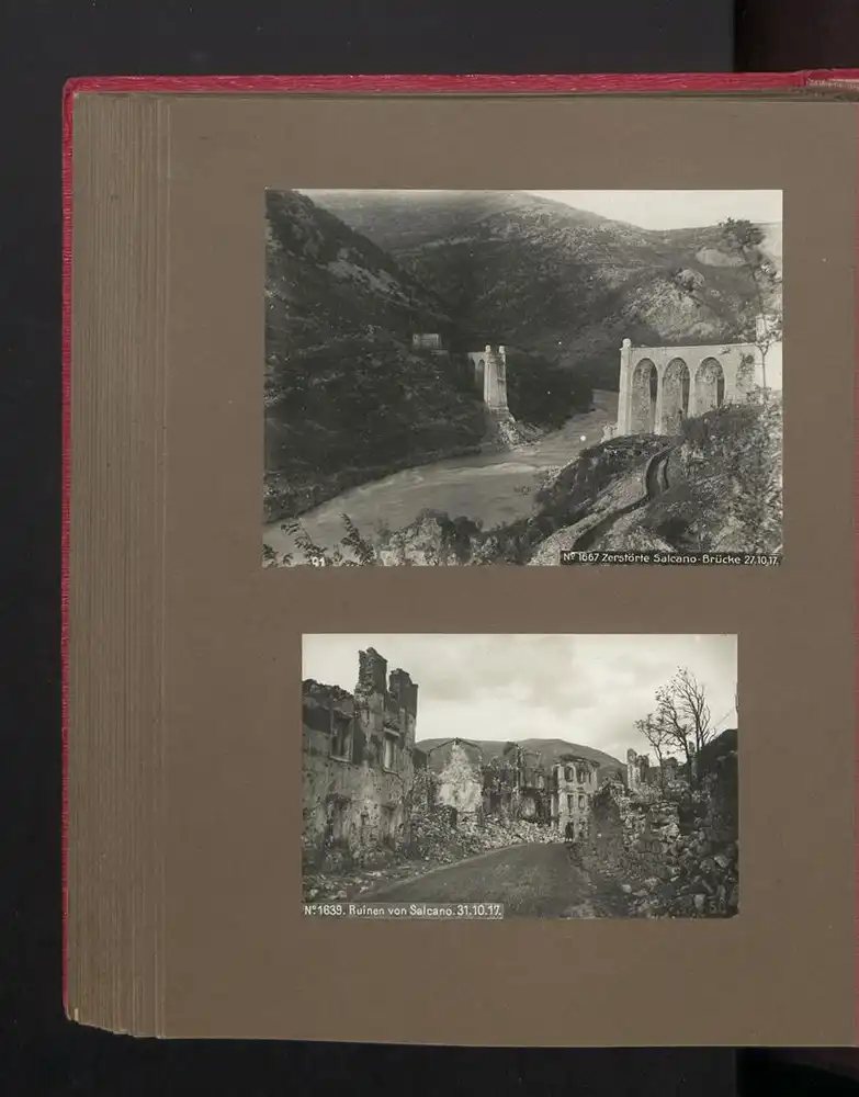 Fotoalbum mit 117 Fotografien, Isonzoschlacht 1917, 16. Korpskommando, Gorizia /Görz, K.u.K., Karl I. v. Österreich 36