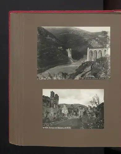 Fotoalbum mit 117 Fotografien, Isonzoschlacht 1917, 16. Korpskommando, Gorizia /Görz, K.u.K., Karl I. v. Österreich