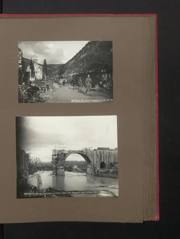 Fotoalbum mit 117 Fotografien, Isonzoschlacht 1917, 16. Korpskommando, Gorizia /Görz, K.u.K., Karl I. v. Österreich 37