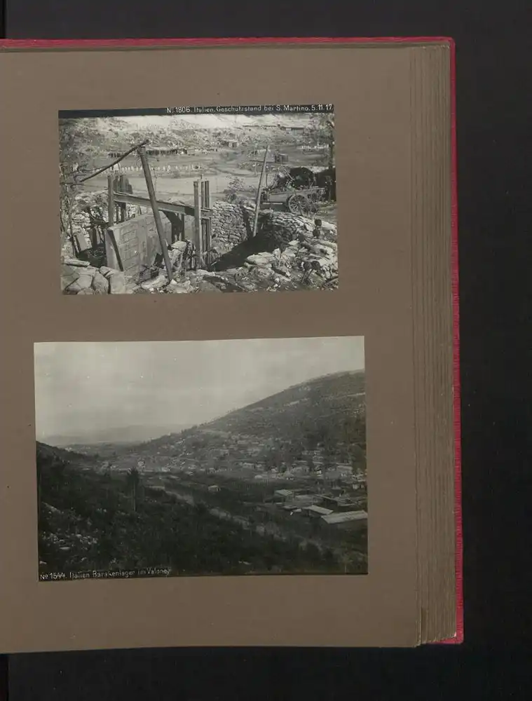 Fotoalbum mit 117 Fotografien, Isonzoschlacht 1917, 16. Korpskommando, Gorizia /Görz, K.u.K., Karl I. v. Österreich 39