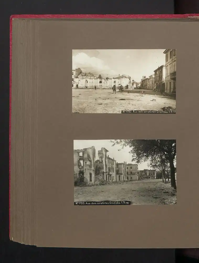 Fotoalbum mit 117 Fotografien, Isonzoschlacht 1917, 16. Korpskommando, Gorizia /Görz, K.u.K., Karl I. v. Österreich 40