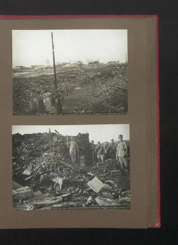 Fotoalbum mit 117 Fotografien, Isonzoschlacht 1917, 16. Korpskommando, Gorizia /Görz, K.u.K., Karl I. v. Österreich 47