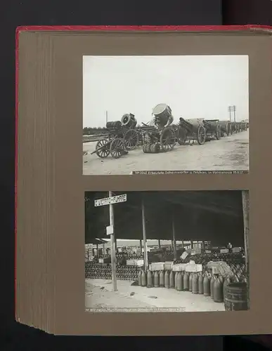 Fotoalbum mit 117 Fotografien, Isonzoschlacht 1917, 16. Korpskommando, Gorizia /Görz, K.u.K., Karl I. v. Österreich