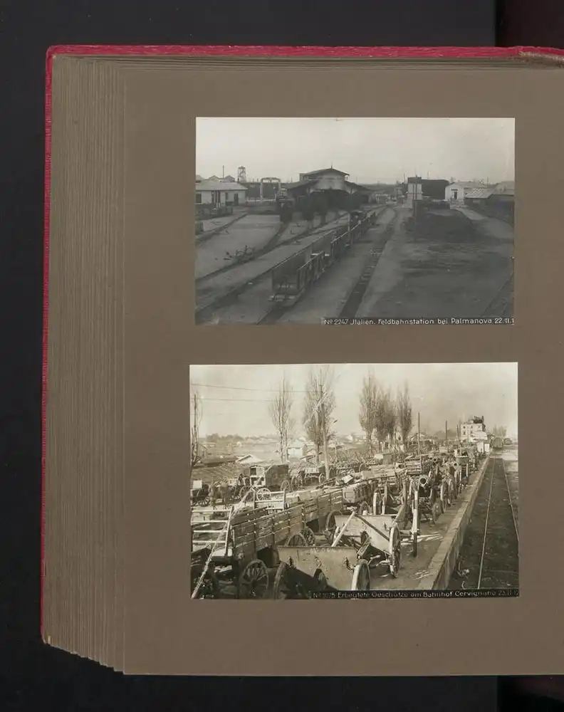 Fotoalbum mit 117 Fotografien, Isonzoschlacht 1917, 16. Korpskommando, Gorizia /Görz, K.u.K., Karl I. v. Österreich 50