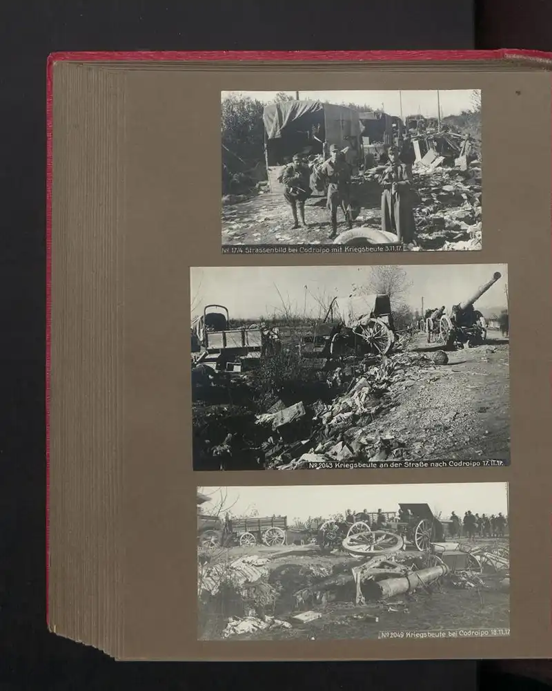 Fotoalbum mit 117 Fotografien, Isonzoschlacht 1917, 16. Korpskommando, Gorizia /Görz, K.u.K., Karl I. v. Österreich 52