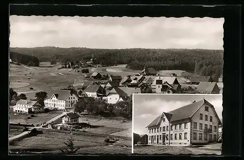 AK Peterzell /Schwarzwald, Panorama, Gasthaus z. Löwen