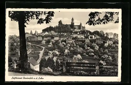 AK Braunfels a. d. Lahn, Ortsansicht mit Burg