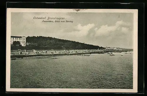 AK Brunshaupten, Panorama, Blick vom Seesteg