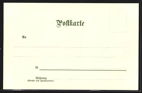 Künstler-AK Tiroler Jäger unterhält sich mit seiner Frau