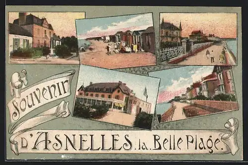 AK Asnelles-la-Belle-Plage, Ortsansichten, Uferpartie