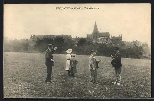 AK Beaumont-en-Auge, Vue Generale