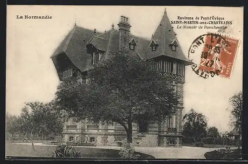 AK Saint-Martin-aux-Chartrains, Le Manoir de Roncheville