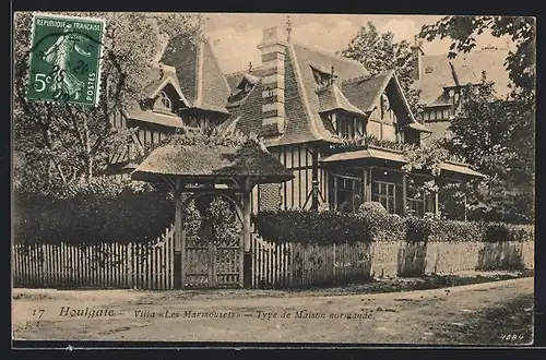 AK Houlgate, Villa Les Marmousets, Type de Maison normande