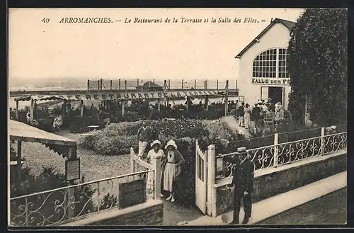 AK Arromanches, Le Restaurant de la Terrasse et la Salle des Fetes