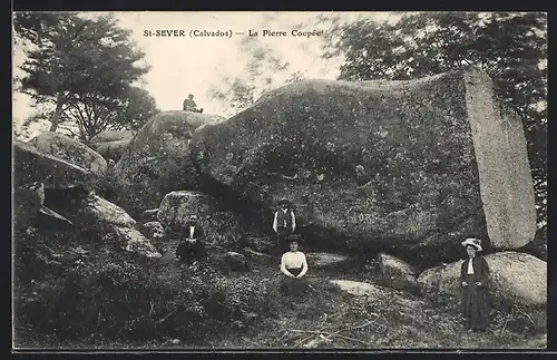 AK Saint-Sever, La Pierre Coupée