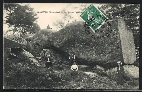 AK Saint-Sever, La Pierre Coupée