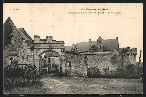 AK Argouges, Chateau de La Fee, Porte d`Entree