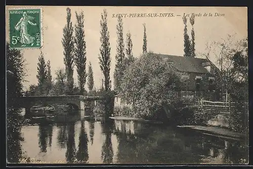 AK Saint-Pierre-sur-Dives, Les Bords de la Dives