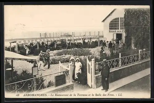 AK Arromanches, Le Restaurant de la Terrasse et la Salle des Fetes