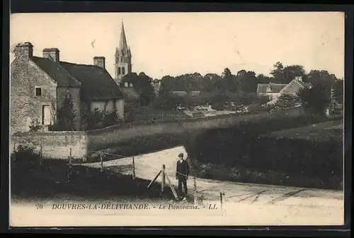 AK Douvres-la-Délivrande, Le Panorama
