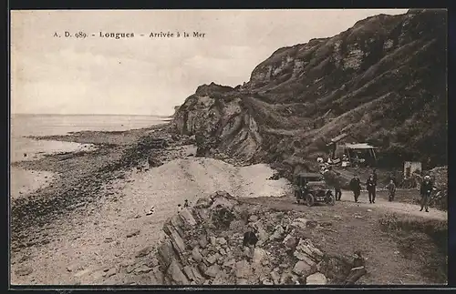 AK Longues, Arrivée à la Mer