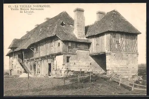 AK Livarot, Vieille Maison Normande de Livarot
