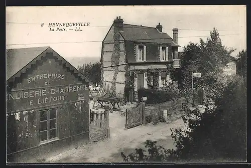 AK Hennequeville, La Poste