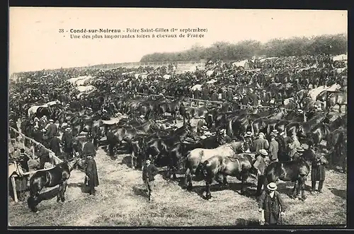 AK Condé-sur-Noireau, Foire Saint-Gilles