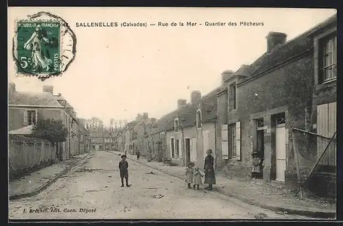 AK Sallenelles, Rue de la Mer, Quartier des Pêcheurs