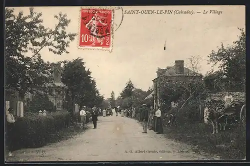 AK Saint-Ouen-le-Pin, Le Village