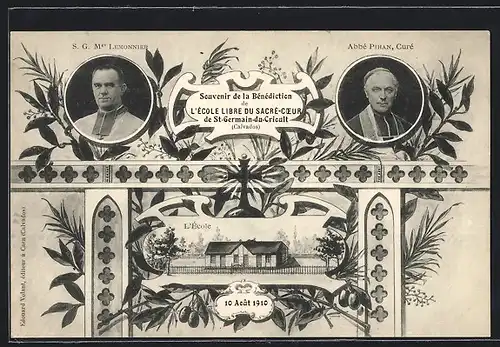 AK St-Germain-du-Crioult, Bénédiction de l`École Libre du Sacré-Coeur