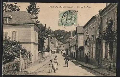 AK Fervaques, Rue de la Poste