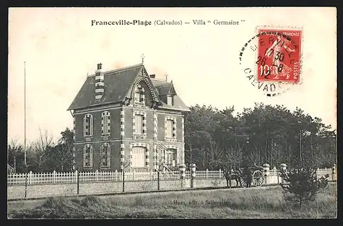 AK Franceville-Plage, Villa Germaine