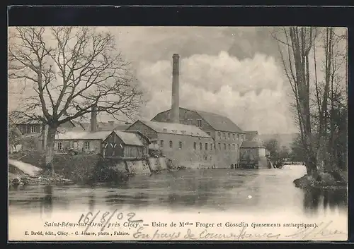 AK Saint-Rémy-sur-Orne, Usine de Melles Froger et Gosselin