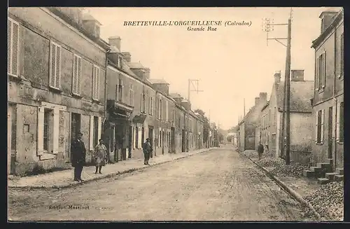 AK Bretteville-L`Orgueilleuse, Grande Rue