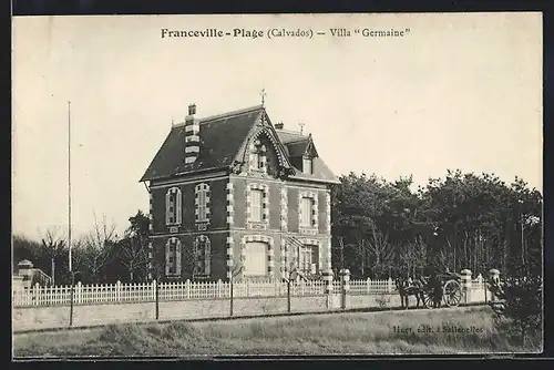 AK Franceville-Plage, villa Germaine