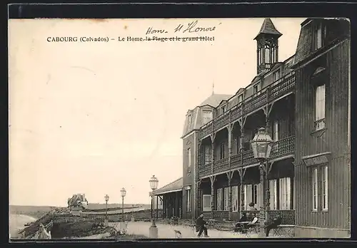 AK Cabourg, Le Home, la Plage et le grand Hôtel