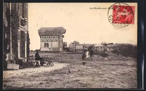 AK Le Home-sur-Mer, Ortspartie bei Tag