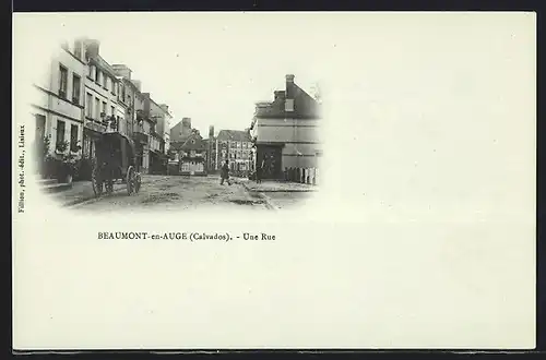 AK Beaumont-en-Auge, Une Rue