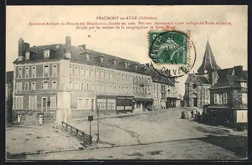 AK Beaumont-en-Auge, Ancienne Abbaye ou Prieuré des Bénédictins