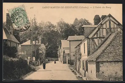 AK Saint-Martin-de-Bienfaite, L`Entrée du Bourg