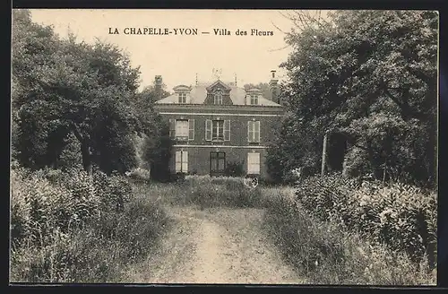 AK La Chepelle-Yvon, Villa des Fleurs