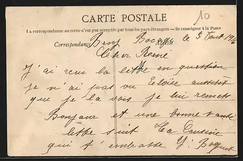 AK Bèny-Bocage, Mairie et Ecole