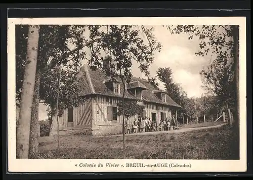AK Breuil-en-Auge, Colonie du Vivier