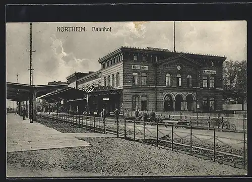 AK Northeim, Blick auf Bahnhof
