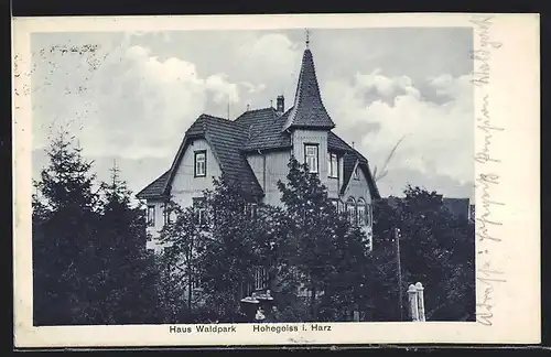 AK Hohegeiss i. Harz, Haus Waldpark