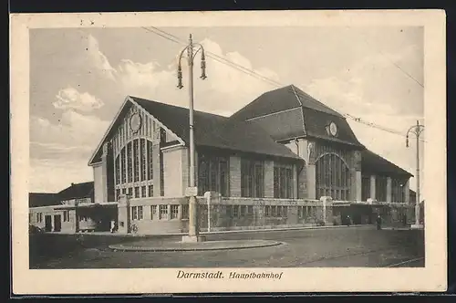 AK Darmstadt, Vor dem Hauptbahnhof