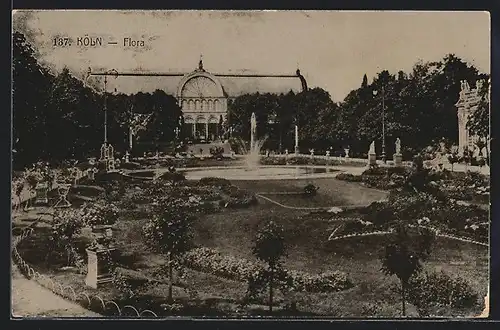 AK Köln-Riehl, Blick auf Flora