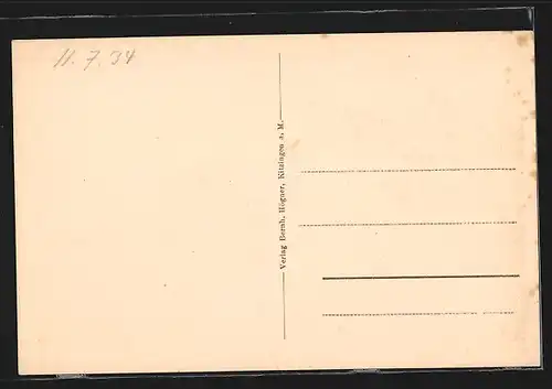 AK Kitzingen a. M., Nördliche Glaci